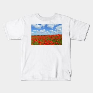 Poppy field Kids T-Shirt